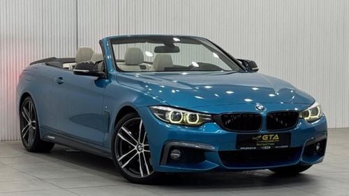 بي أم دبليو 430i M Sport 2.0L 2018 BMW 430i M-Sport Convertible, Warranty, March 2025 BMW Service Pack, Excellent Con