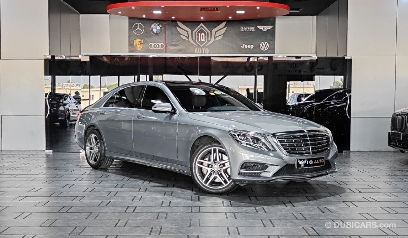 مرسيدس بنز S 400 AED 3,700 P.M | 2015 MERCEDES-BENZ S400 AMG  | FULL SERVICE HISTORY | GCC | PANORAMIC VIEW | FULLY L