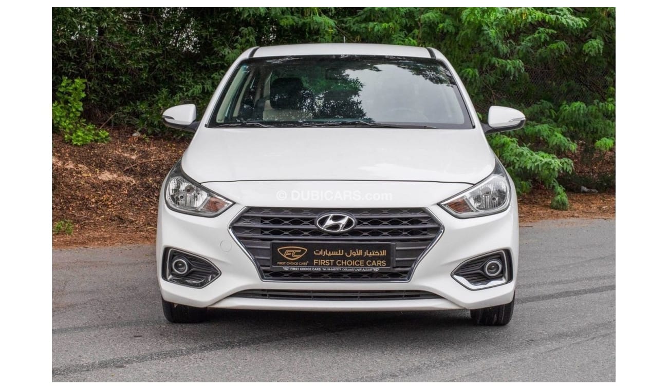 هيونداي أكسنت AED 557/month 2020 | HYUNDAI ACCENT | GL GCC | FULL SERVICE HISTORY | H87822