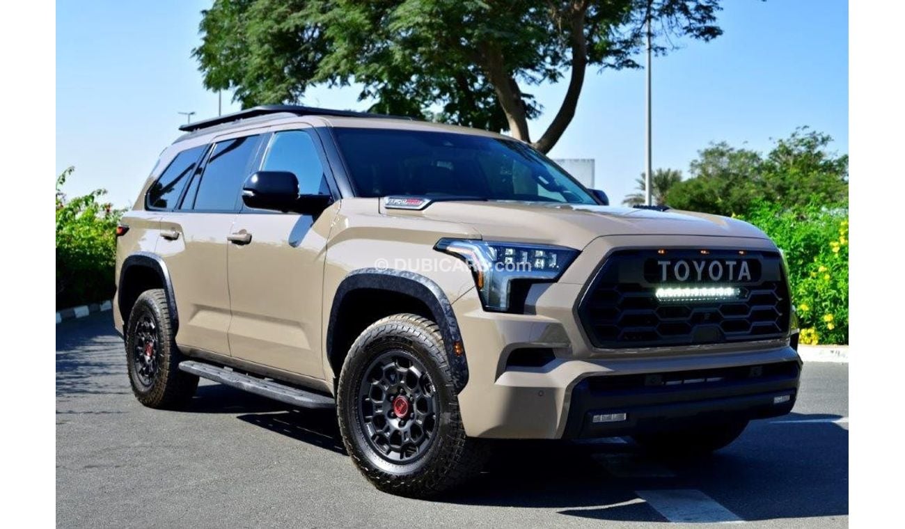 تويوتا سيكويا 2025 TOYOTA SEQUOIA TRD PRO HYBRID V6 3.5L TURBO 4WD 7-SEATER AT