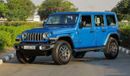 Jeep Wrangler Unlimited Sahara Turbo , 2024 GCC , 0Km , With 5 Years Warranty & 3 Years Service @Official Dealer Exterior view