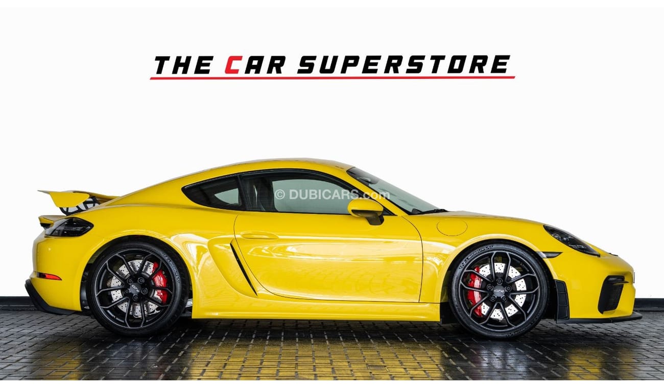 Porsche Cayman GT4 2020-PORSCHE 718 CAYMAN GT4 -GCC-FSH-SERVICE CONTRACT WITH AL NABOODA-1 YEAR WARRANTY