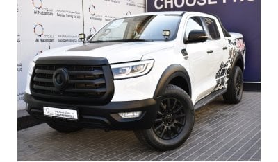 Great Wall Poer AED 1119 PM | POER PLATINUM 2.0L TURBO 4WD 2022 GCC DEALER WARRANTY