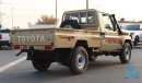 Toyota Land Cruiser Pick Up LC79 4.5L V8 Single Cabin DIESEL     Spec region - GCC Engine size -4.5L V8 Fuel type - Diesel Fuel