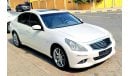 Infiniti G25 INFINITI G25  FULL OPTION GCC 2014