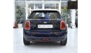 Mini Cooper EXCELLENT DEAL for our Mini Cooper ( 2017 Model ) in Blue Color GCC Specs