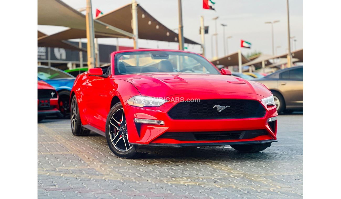 فورد موستانج EcoBoost 2.3L Convertible A/T | Monthly AED 1680/- | 0% DP | Blindspot | Rear View Camera | # 07181