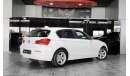 BMW 120i AED 1000/MONTHLY | 2019 BMW 1 SERIES 120i I| GCC