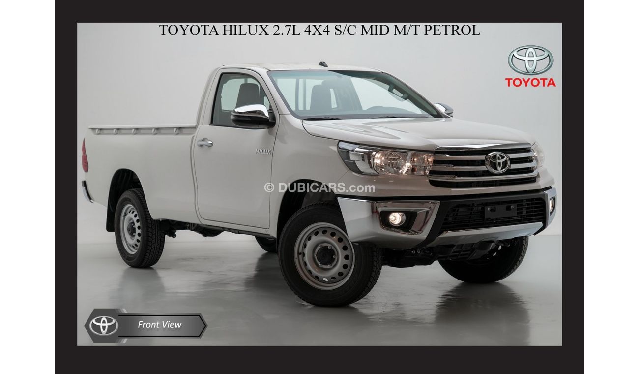 Toyota Hilux TOYOTA HILUX 2.7L 4X4 S/C MID M/T PTR 2025 MY Export Only