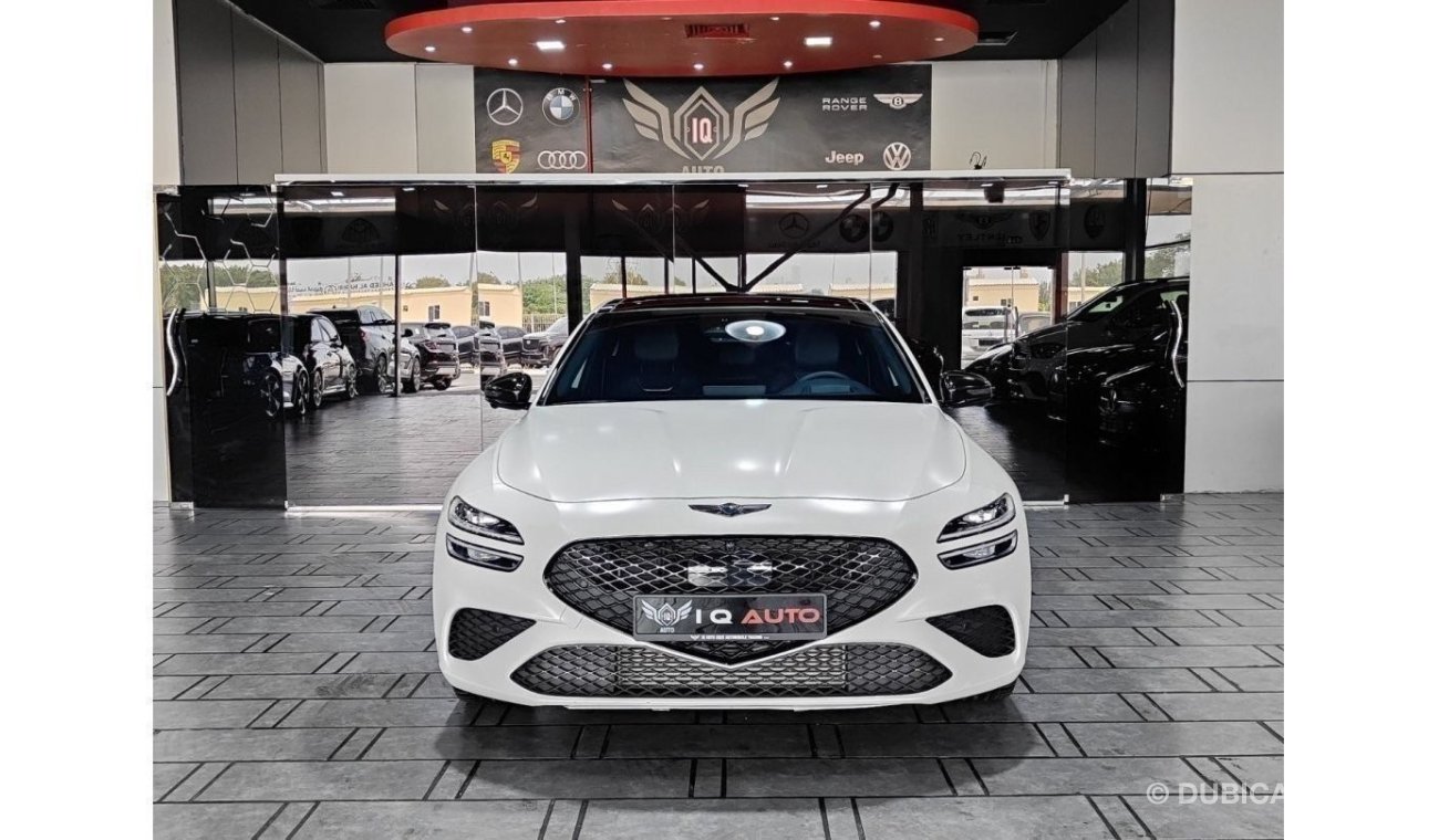 Genesis G70 AED 2,500 P.M | 2023 GENESIS G70 | PLATINUM | AGENCY WARRANTY | SERVICE CONTRACT | GCC SPECS | SUNRO