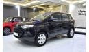 Ford EcoSport EXCELLENT DEAL for our Ford Ecosport ( 2015 Model ) in Black Color GCC Specs