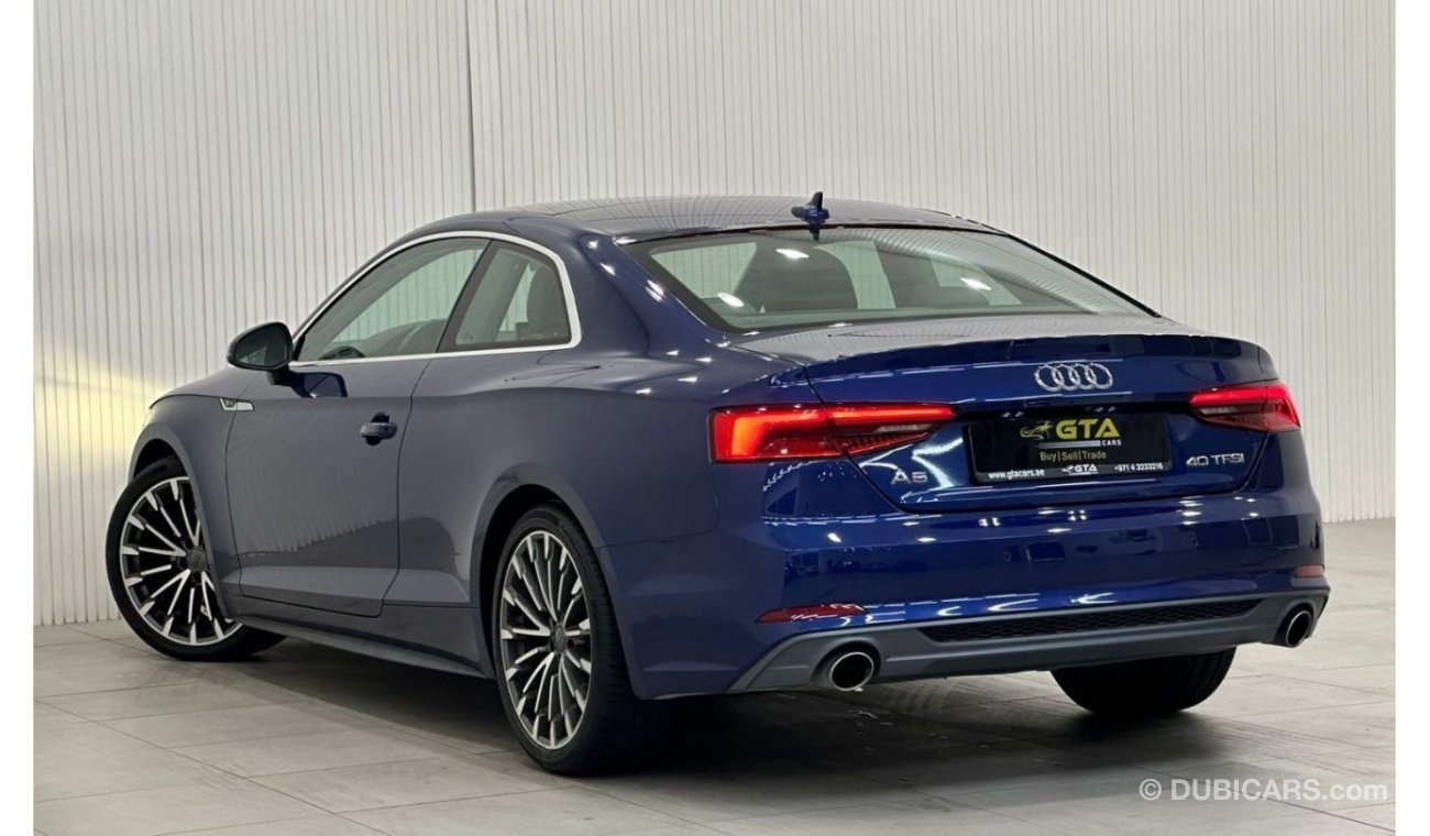 أودي A5 40 TFSI ديزاين ستايل و تيكنولوجي سيليكشين S-لاين 2017 Audi A5 40TFSI S-Line, August 2025 AAA Warrant