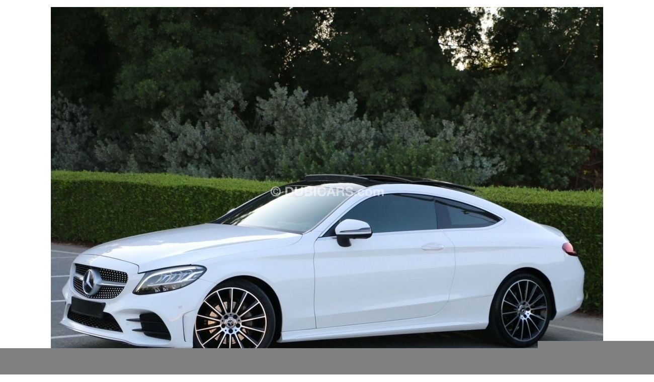 Mercedes-Benz C 200 Coupe MERCEDES BENZ AMG C200 COUPE 2019 GCC FULL OPTION ORIGINAL PAINT FULL SERVICE HISTORY