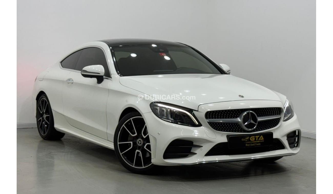 مرسيدس بنز C 200 كوبيه 2022 Mercedes Benz C200 AMG Coupe, March 2027 Mercedes Warranty + Service Pack, Low Kms, GCC