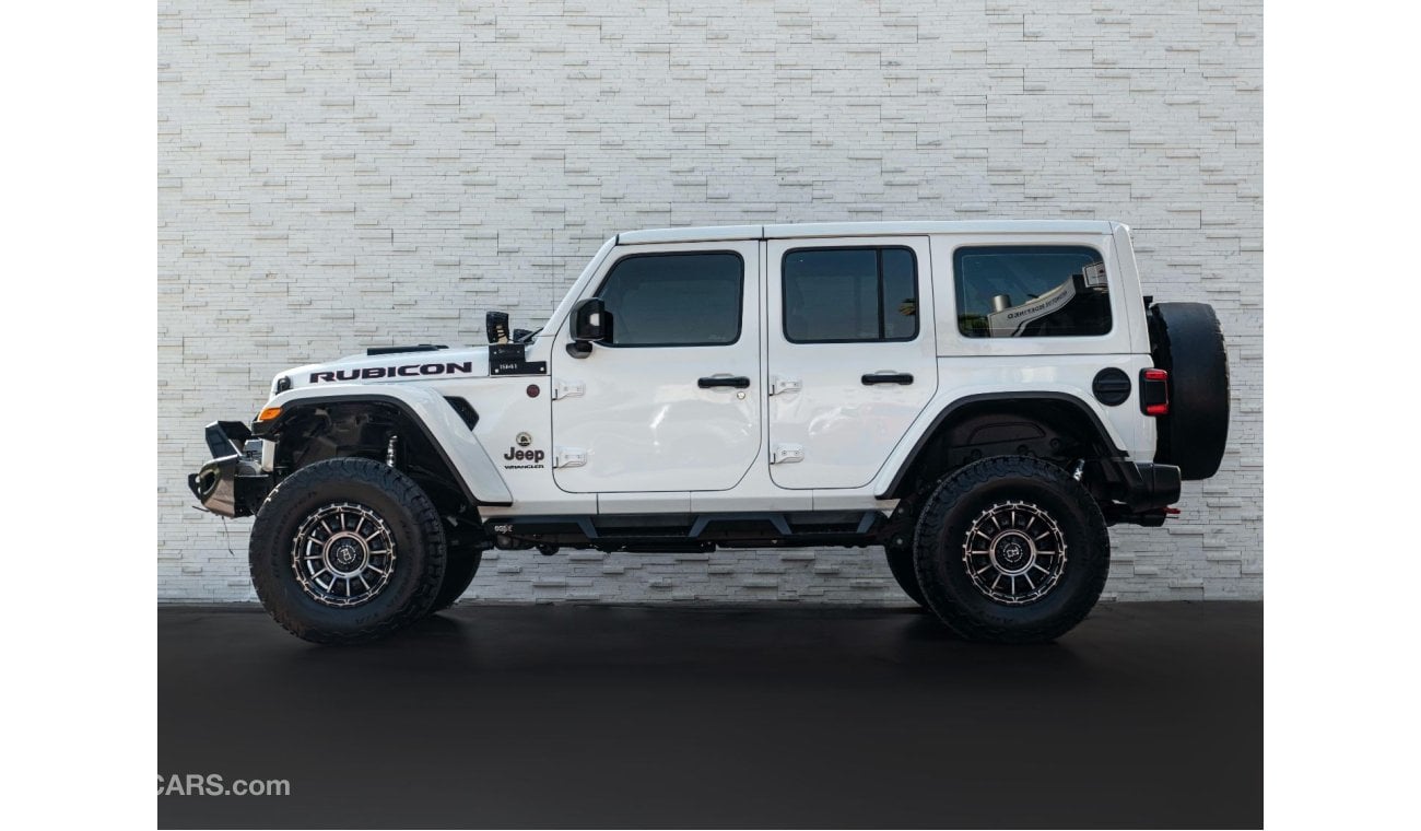 جيب رانجلر AED 3,617 PM • RUBICON STAGE 3 OFF-ROAD MODS • ONLY 4,000 KM • OFFICIAL JEEP WARRANTY + SERVICE PLAN