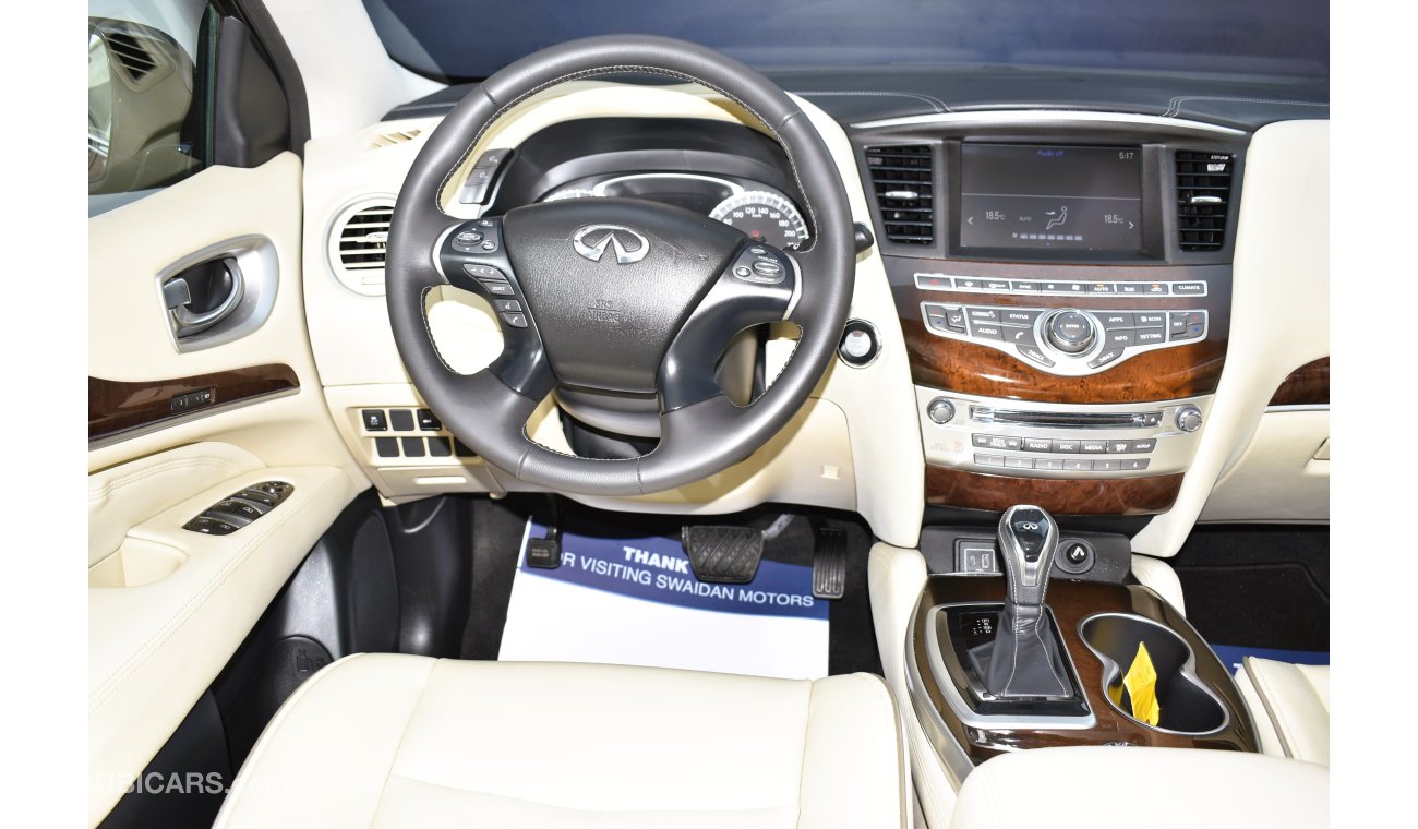 إنفينيتي QX60 AED 1919 PM | 3.5L LUXURY V6 AWD GCC WITH DEALER WARRANTY