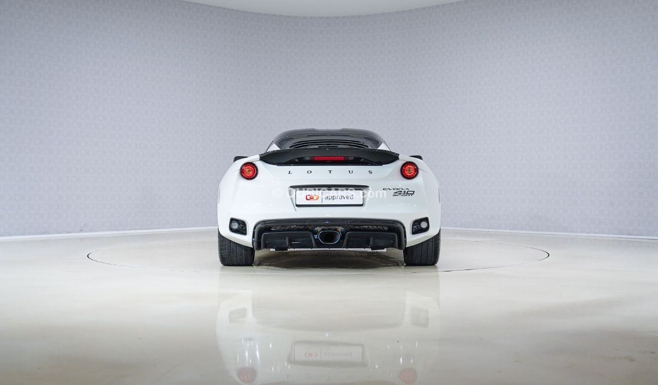 Lotus Evora 410 Sport - AED 5,813 P/M - 2 Years Warranty