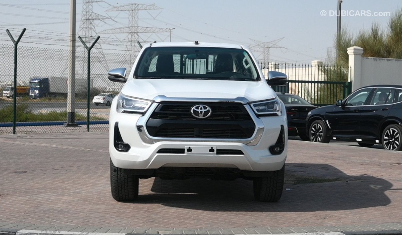 تويوتا هيلوكس 2023 TOYOTA HILUX 2.4L DIESEL D/CAB PUSH START BUTTON, AUTO A/C, LED LIGHTS, ALLOY WHEELS