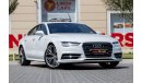 Audi A7 Audi A7 35FSI Quattro S-line 2018 GCC under Warranty with Flexible Down-Payment.