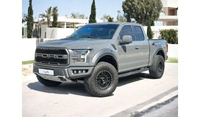 فورد إف-150 رابتور AED 2,060 PM | FORD RAPTOR PICK-UP | 2018 | GCC | WELL MAINTAINED |0% DOWNPAYMENT