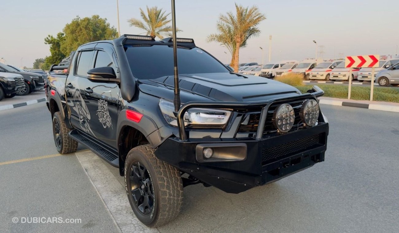 Toyota Hilux DOUBLE CABIN | PREMIUM BULL BAR WITH LED FOCUSED LIGHTS | 2.8L DIESEL | RHD | 2022