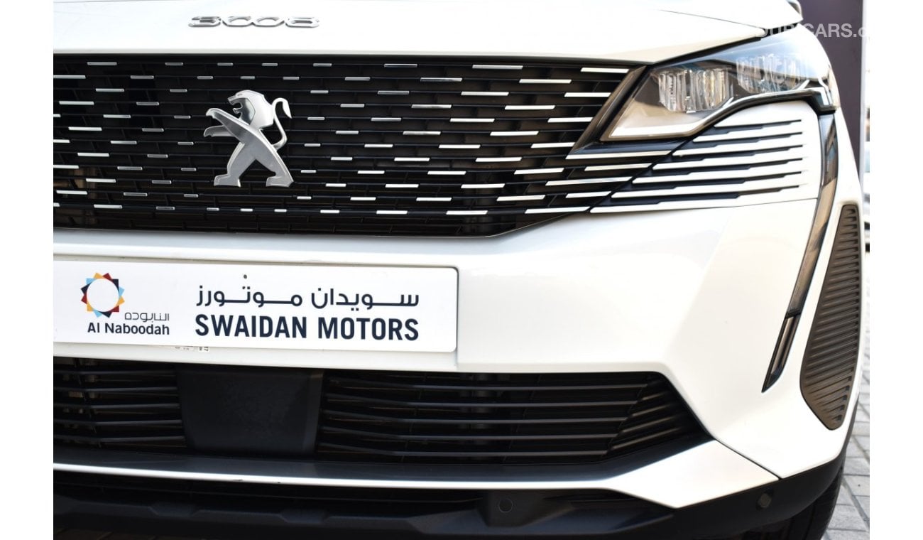 بيجو 3008 AED 1440 PM  ACTIVE 1.6 TC AT GCC MANUFACTURER WARRANTY 2028 OR 100K KM