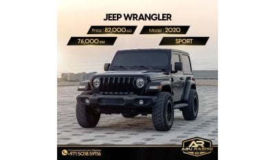 جيب رانجلر جيب رانجلر اسبورت 4×4 TRAIL RATED موديل : 2020 السعر : 82.000  الممشى : 76.000  V/6 جير اتوماتيك ، د