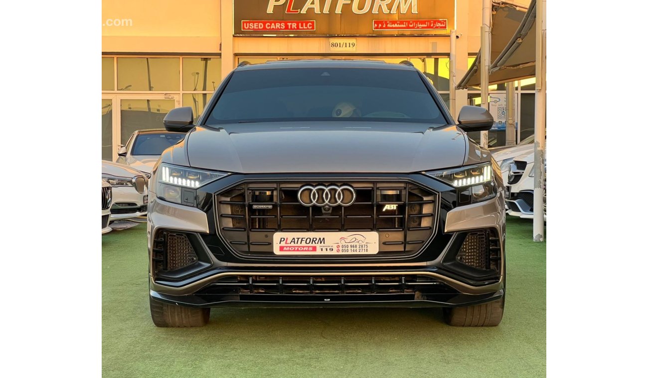 أودي Q8 55 TFSI quattro S-لاين سبورت باكج اودي كيو 8 كواترو اس لاين موديل 2019 مواصفات خليجية صبغ وكالة بدون