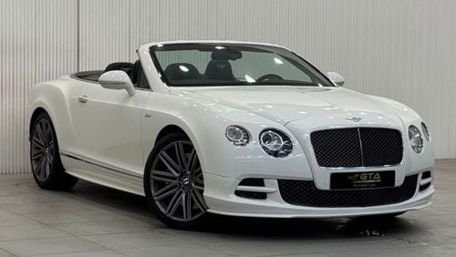 بنتلي كونتيننتال جي تي سي Speed W12 2015 Bentley Continental GTC Speed Convertible W12, Service History, Full Options, Very Lo