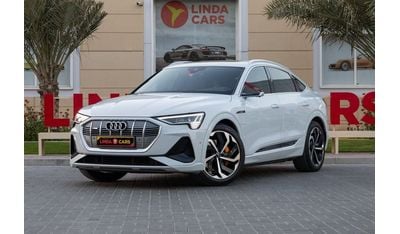 Audi etron 95 kWh Quattro Audi E-Tron 55Quattro S-line Sportback 2020 GCC under Agency Warranty with Flexible D