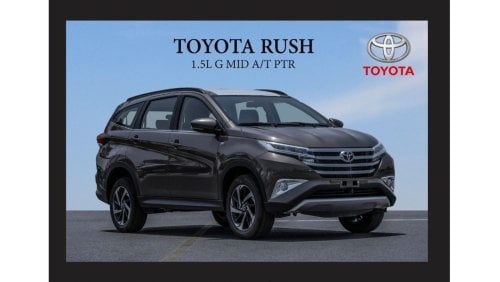 Toyota Rush TOYOTA RUSH 1.5L G MID AT PTR [EXPORT ONLY] 2023 Model Year