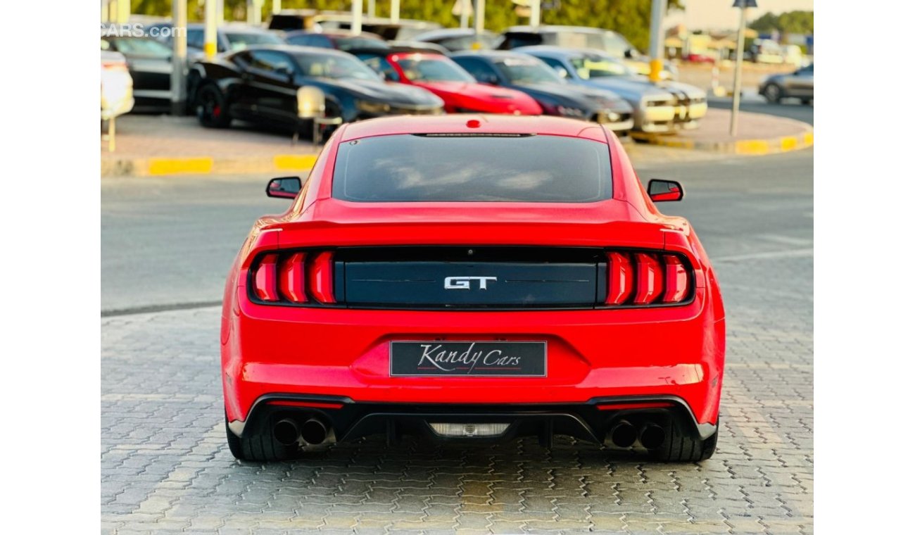 Ford Mustang GT | Monthly AED 1360/- | 0% DP | Paddle Shifters | Leather Seats | Rear View Camera | # 33782