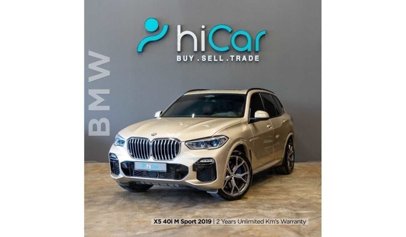 BMW X5 40i M Sport AED 2,626 pm • 0% Downpayment • 40i M-Sport • 2 Years Warranty