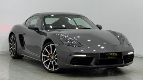 Porsche 718 Cayman S 2.5L A/T 2019 Porsche 718 Cayman S, Warranty, Full Service History, Low Kms, GCC