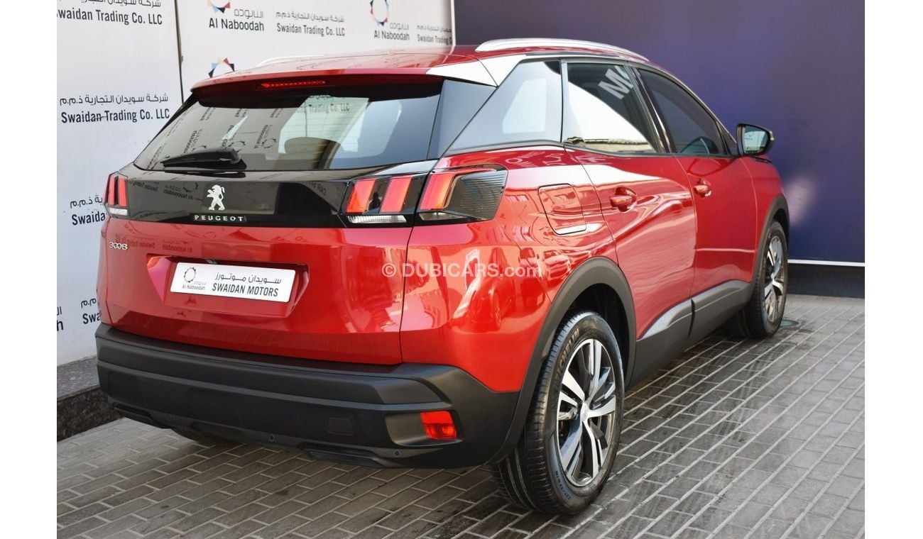 Peugeot 3008 AED 1119 PM  ACTIVE 1.6L TC AT GCC MANUFACTURER WARRANTY 2028 OR 100K KM