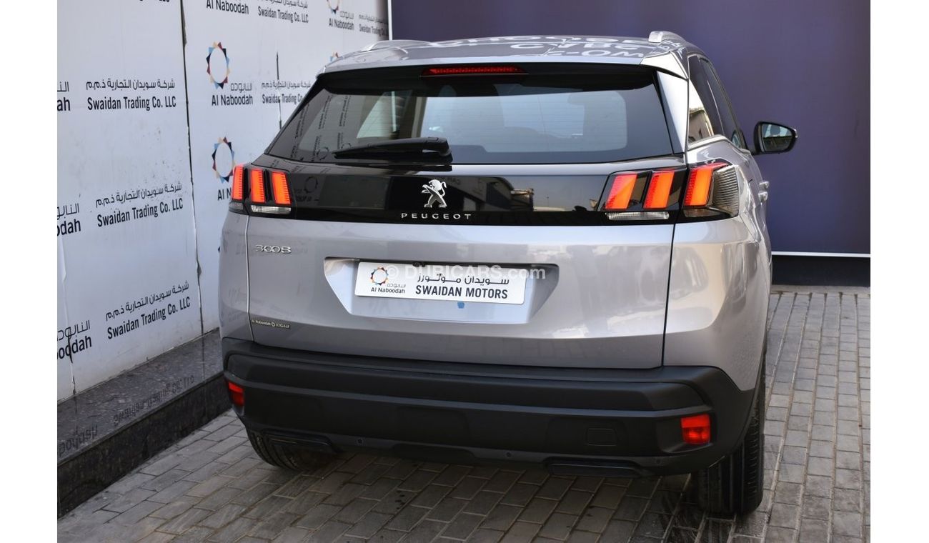 Peugeot 3008 AED 1119 PM | ACTIVE 1.6 TC AT GCC MANUFACTURER WARRANTY 2028 OR 100K KM