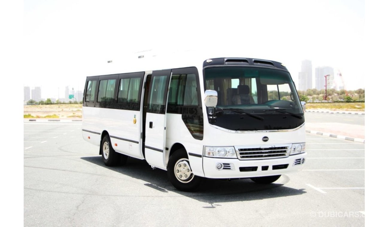 سي اتش تي سي Bus 2023 CHTC HQG6730 7.3m Coaster 28-Seater 3.0L 4-Cyl Diesel M/T RWD