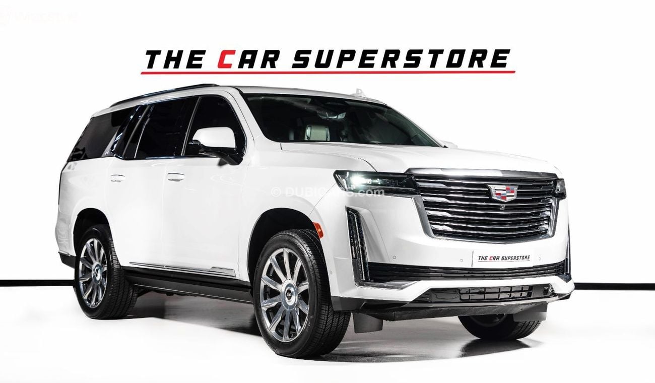 كاديلاك إسكالاد Sport Platinum 6.2L 4WD 2022-CADILLAC ESCALADE 600 SPORTS PLATINUM V8-GCC-SERVICE HISTORY-SERVICE AN