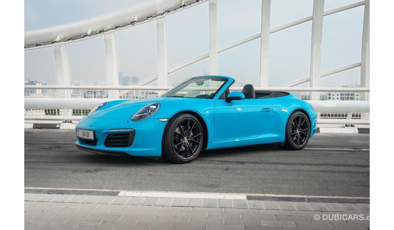 Porsche 911 Porsche Carrera 911 Blue Cabriolet