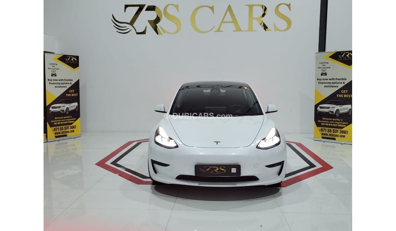 Tesla Model 3 AED 2,200 P.M | 2022 TESLA MODEL 3 | DUAL MOTOR LONG RANGE | TESLA WARRANTY SERVICE CONTRACT |