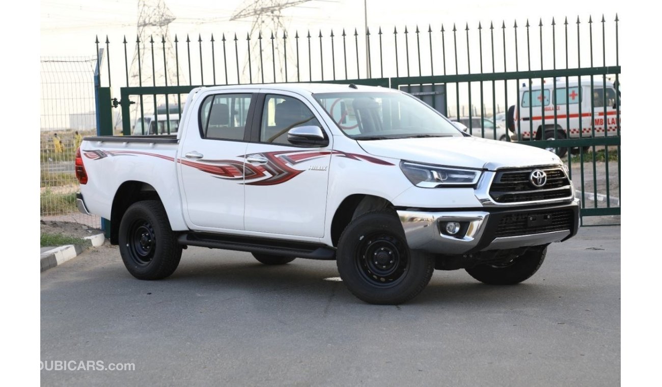 Toyota Hilux 2023 Toyota Hilux 4x4 DC 2.8 - Super White inside Maroon | Export Only