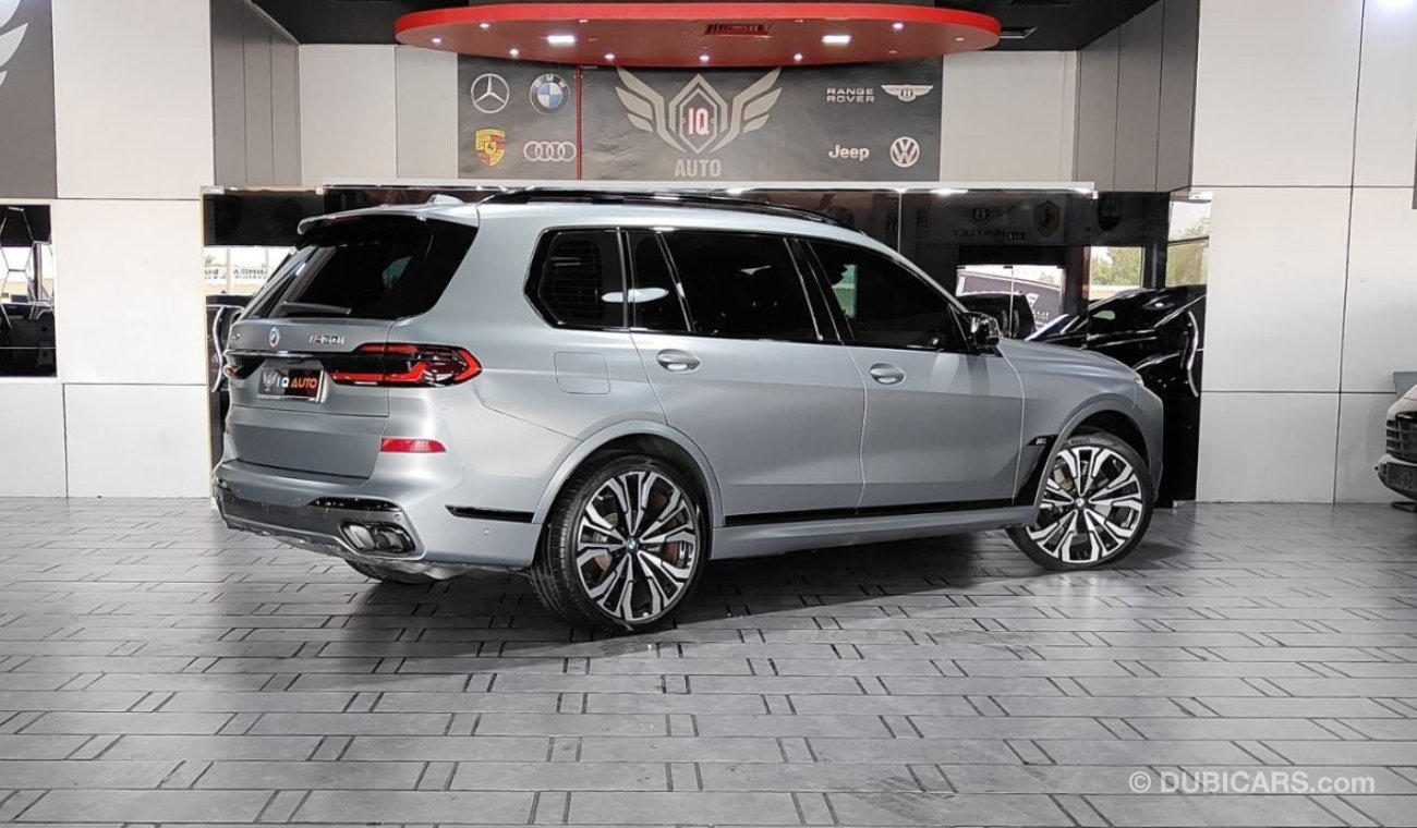 بي أم دبليو X7 AED 6,500 P.M | 2023 BMW X7 M60i | BMW WARRANTY | SERVICE CONTRACT | 7 SEATS | GCC | FULL PACKAGE