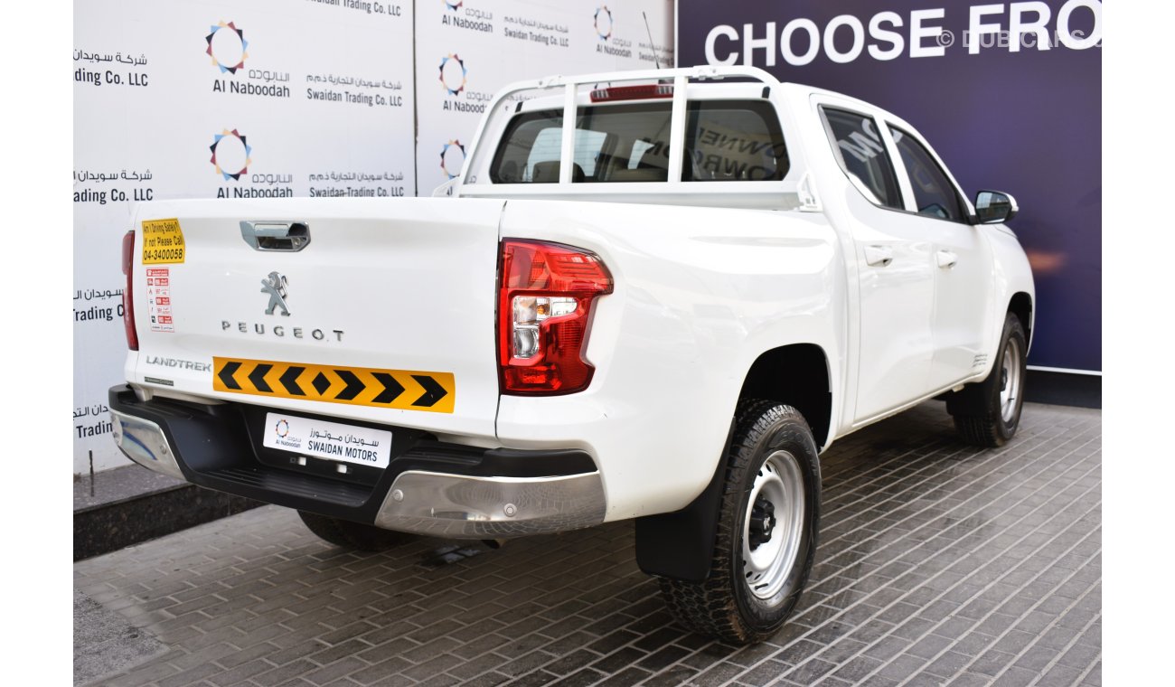 Peugeot Landtrek AED 1149 PM | 2.4L MT PICKUP 4WD GCC AGENCY WARRANTY UP TO 2028 OR 100K KM