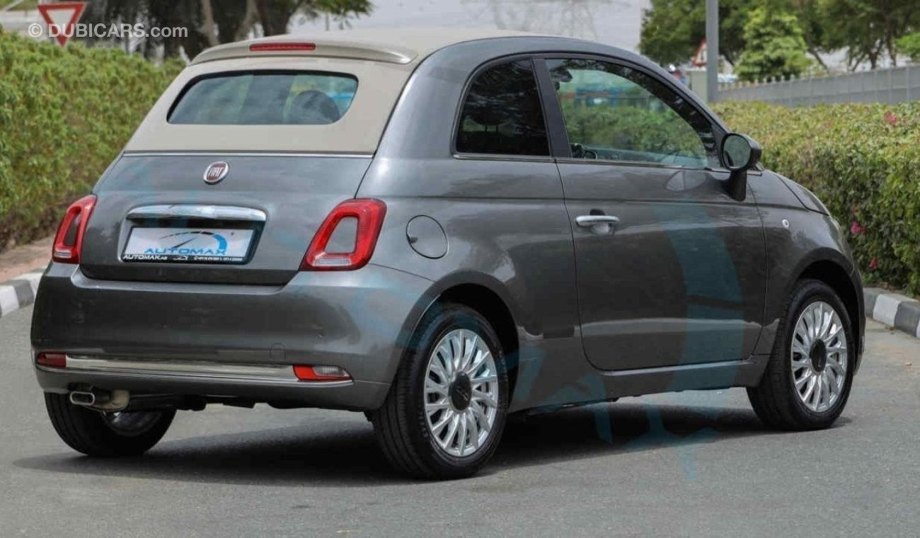 Fiat 500 (НА ЭКСПОРТ , For Export) Cabrio 1.4L FWD , 2024 GCC , 0Km , Без пробега