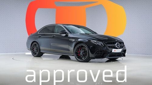 مرسيدس بنز E 63S AMG - AED 5,185 P/M - 2 Years Warranty