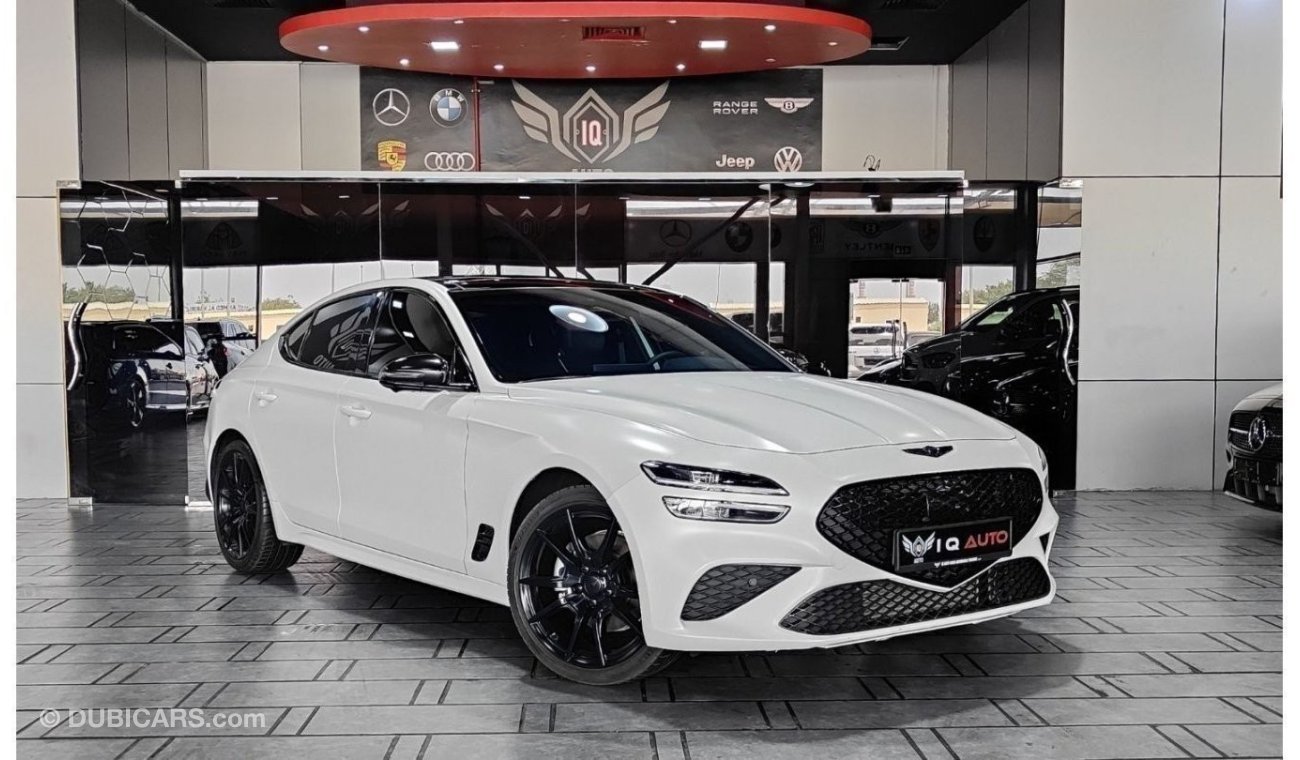 Genesis G70 AED 2,500 P.M | 2023 GENESIS G70 | PLATINUM | AGENCY WARRANTY | SERVICE CONTRACT | GCC SPECS | SUNRO