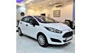 Ford Fiesta AMAZING Ford Fiesta 2013 Model!! in White Color! GCC Specs