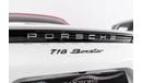 Porsche 718 Boxster S 2.5L A/T 718 Generation / Full Service History / Under Porsche Warranty / Full RMA PPF