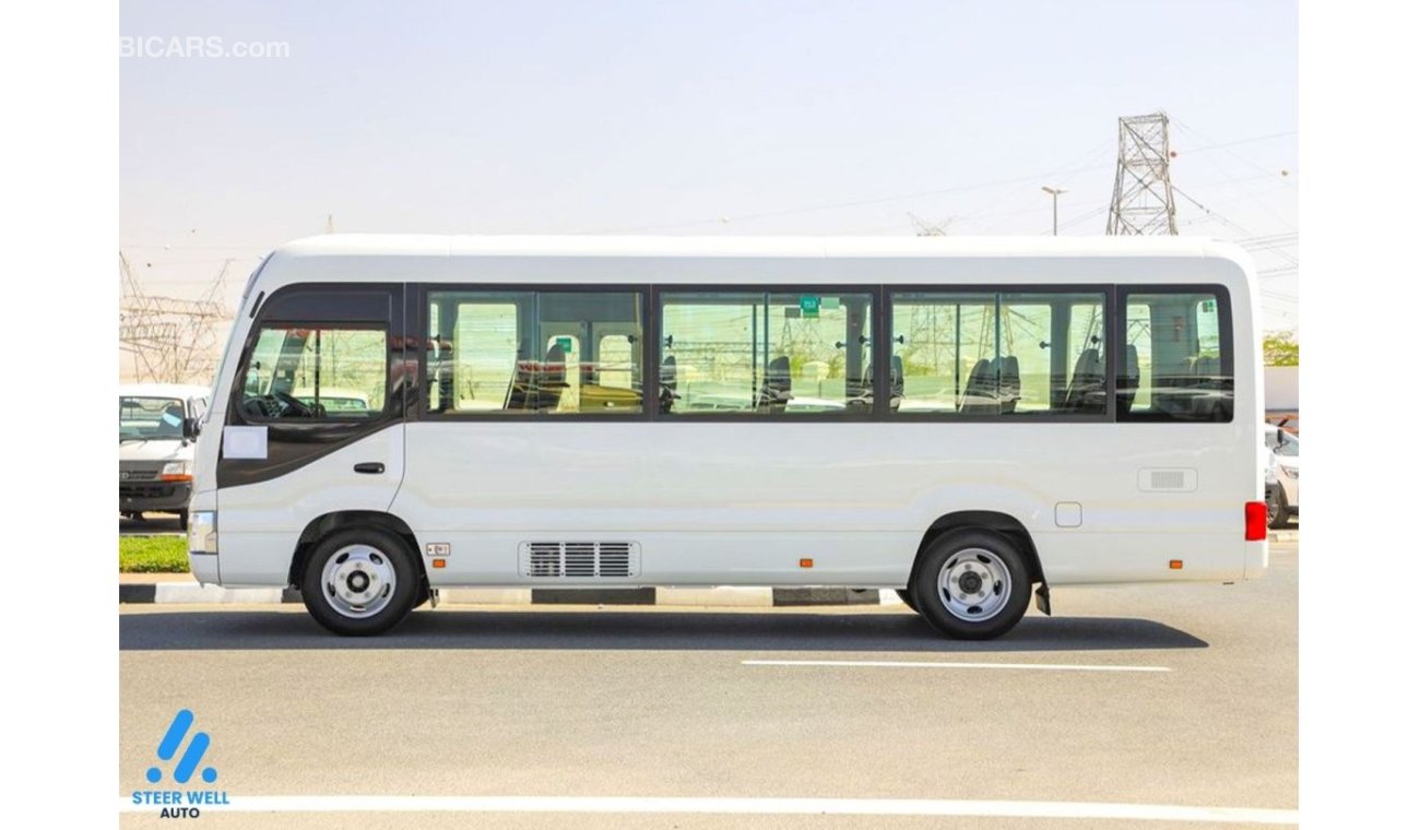 Toyota Coaster 2024 23 Seater Bus - 4.2L RWD - with 3 Years Warranty - MT DSL - Book Now!