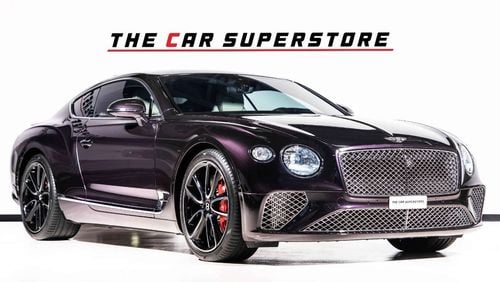 بنتلي كونتيننتال جي تي 6.0L W12 (626 HP) 2018-BENTLEY CONTINENTAL GT W12-GCC-SPECIAL ORDER-SERVICE HISTORY FULL WITH AL HAB